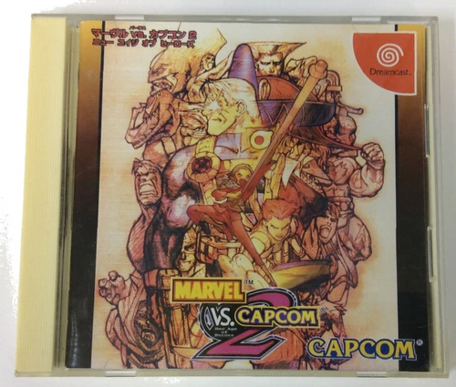 Sega Dreamcast Marvel vs. Capcom 2: New Age of Heroes w/ Box and Manual 4093 SP