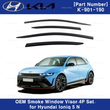Safe Smoke Window Visor Sun Rain Vent Guard 4p Set for Hyundai Ioniq 5 N 2024+