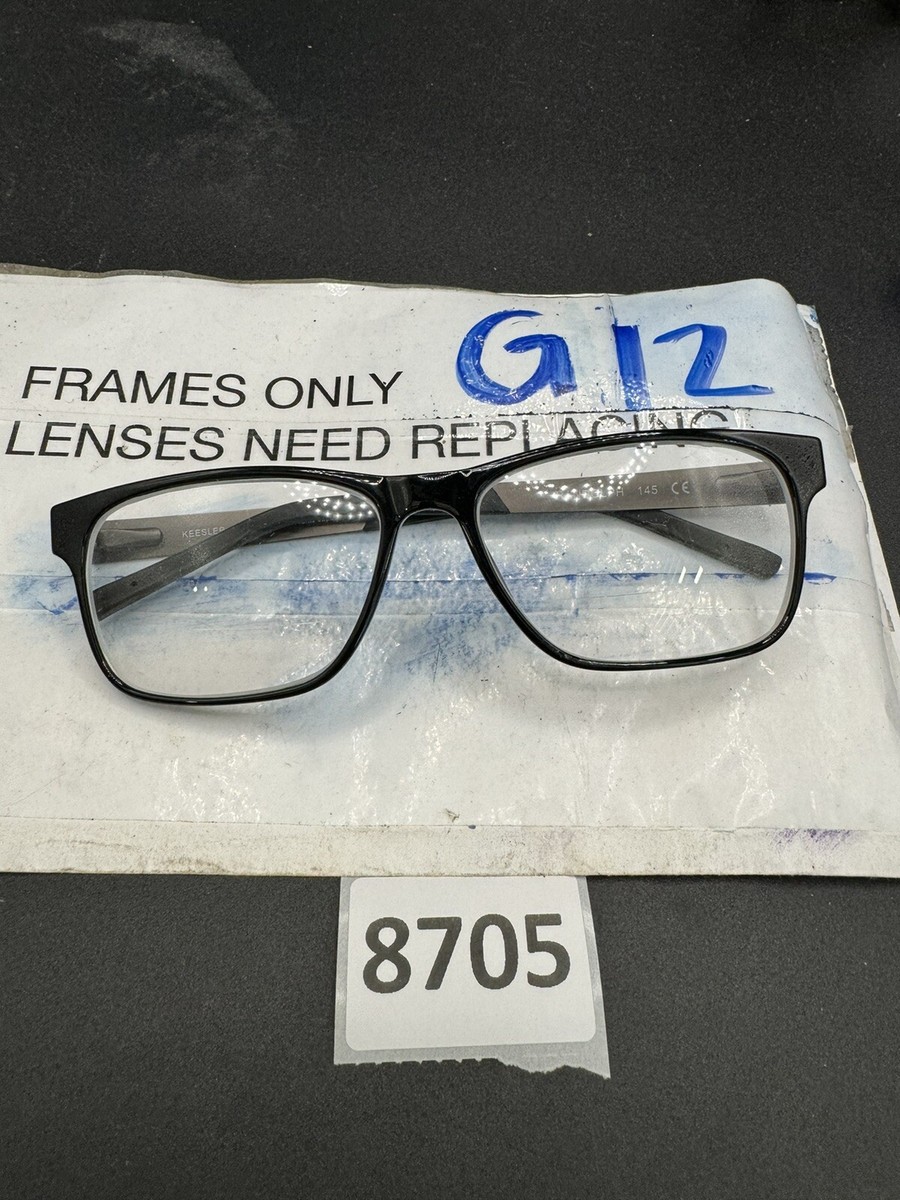 RANDOLPH Eyeglasses Frames KEESLER Black Gray Size 58 15 140 mm