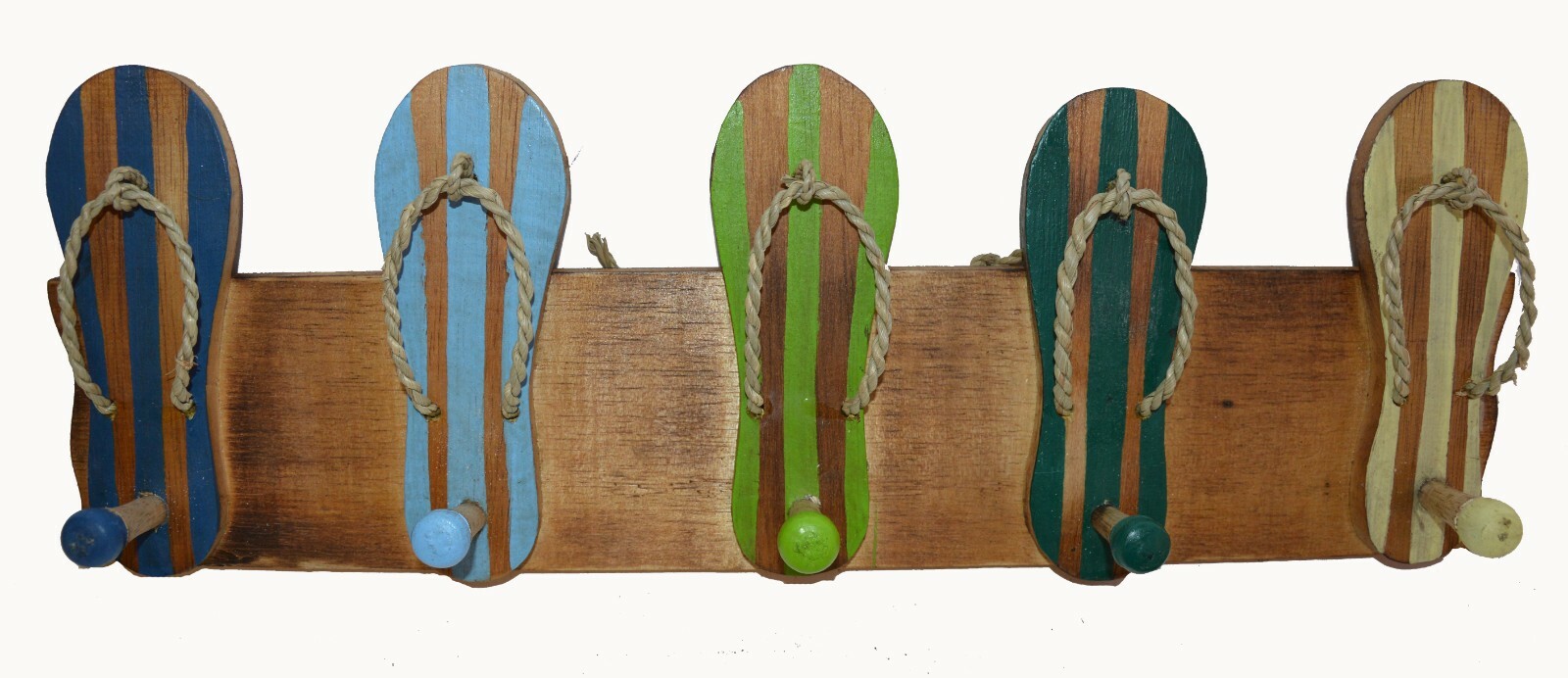 S Holder Hook Beach Hanger Wood Wall Art Tropical Ocean Sea
