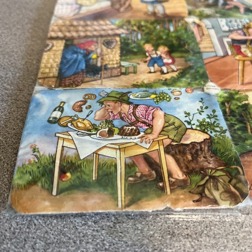 Vintage Fairytale/children 8 Die Cut Paper Decor 1940s-50s PLB Germany - Picture 2 of 14