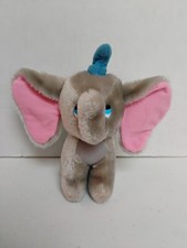 Vintage 1980s Disney 9  Plush Toy DUMBO Disneyland Stuffed Animal Made In Korea
