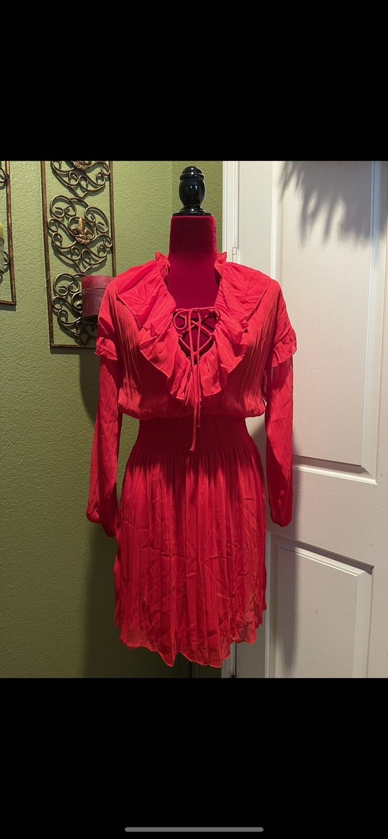 100% Authentic ZARA Red Short Ruffle Dress Size: XS | eBay 100% Authentic ZARA Red Short Ruffle Dress Size: XS | eBay