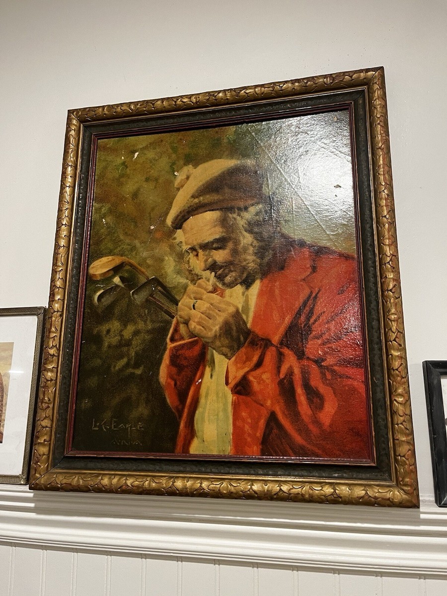 St. Andrews Caddie 絵画 St. Andrews Caddie 絵画 the Caddie” Framed Print Of Painting