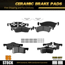 Front Rear Ceramic Brake Pads For 2003-2006 Ford Expedition Lincoln Navigator