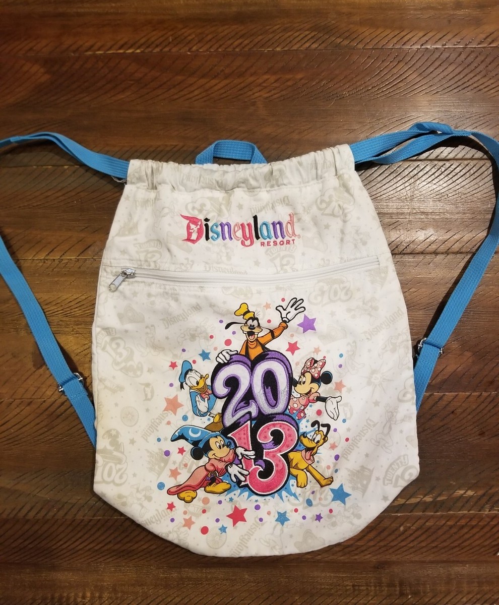 Vintage Walt Disneyland Resort 2013 fabric backpack, W 