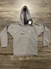 Kids Nike Hoodie Sweater Gray XS Unisex Boys Girls