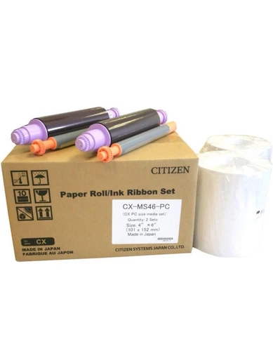 Citizen CX 4x6 Media ( 800 Prints Per Box )