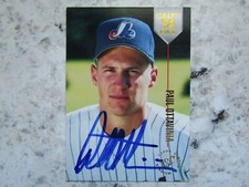 Expos Paul Ottavinia Signed Autographed 1994 Stadium Club Draft Pick Mint