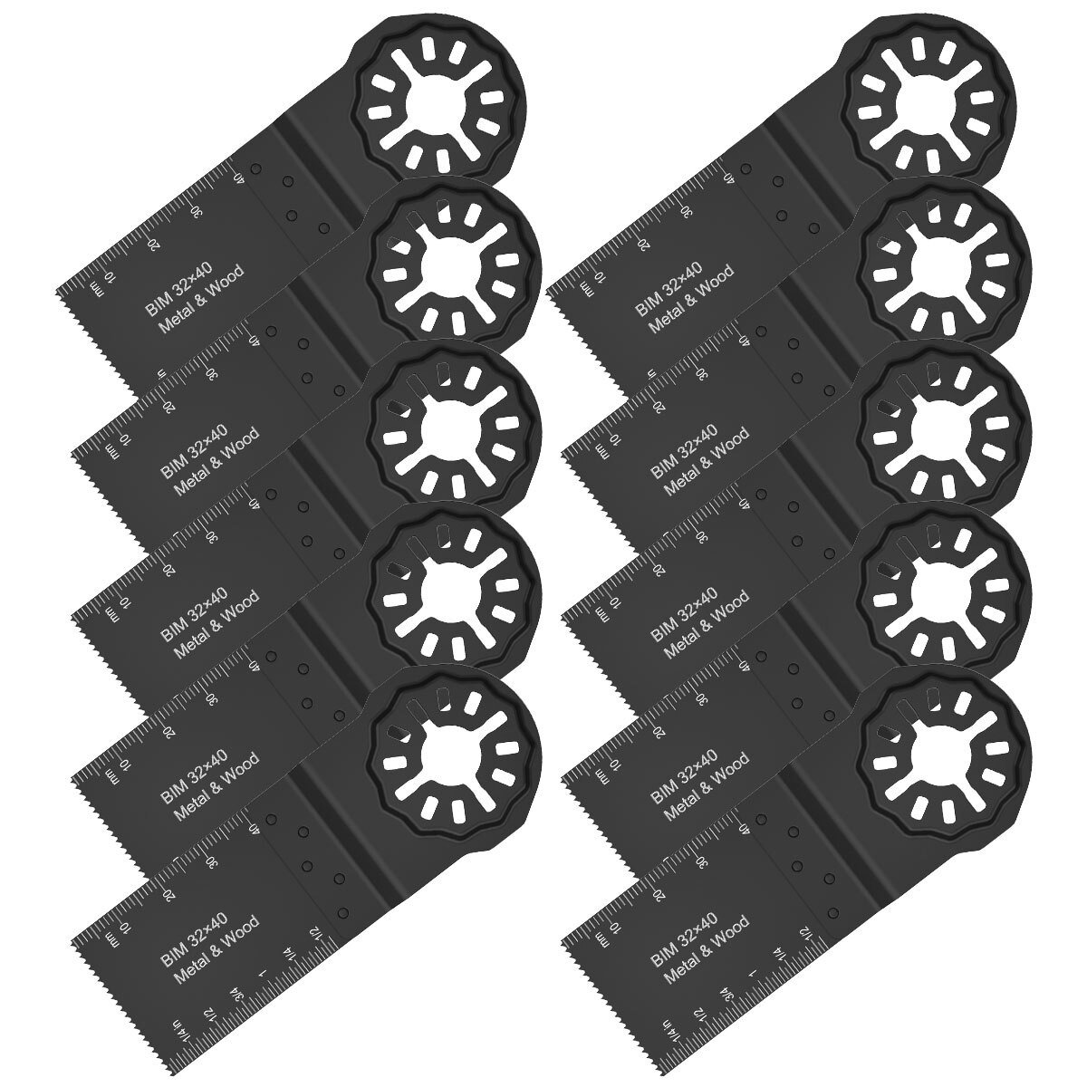 10Pcs Starlock Oscillating Tool Blades Durable Multi Tool Blades BiMetal !!uw eBay