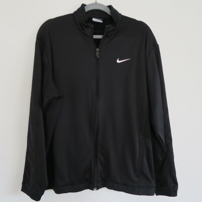 Nike Therma-Fit Black Full Zip Track Jacket - Men's Size