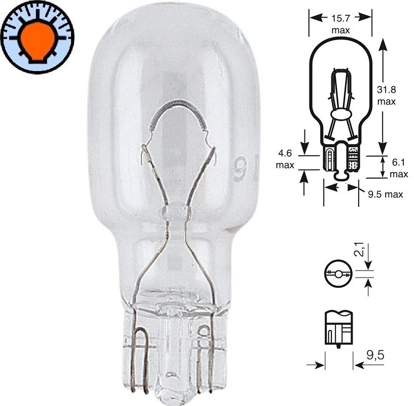 12v 21w wedge bulb deals