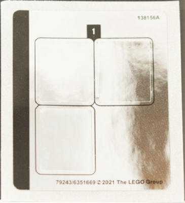 LEGO HOGWARTS: POLYJUICE POTION MISTAKE 76386 STICKER SHEET ONLY