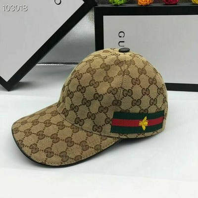 GUCCI HAT Khaki,MEN'S/WOMEN,CANVAS BASEBALL CAP,ADJUSTABLE,SIZE M