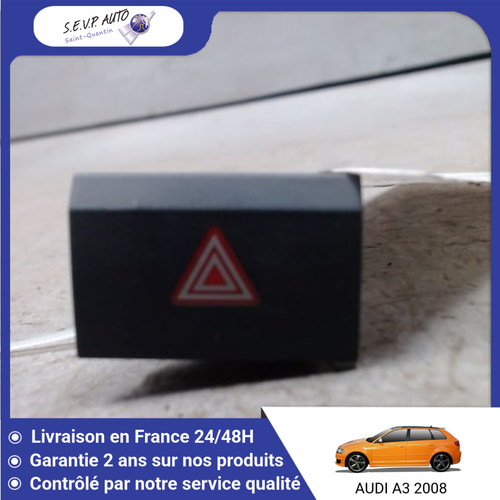 BOUTON DE WARNING AUDI A3 2 PHASE 1 8P0941509A EUR 15