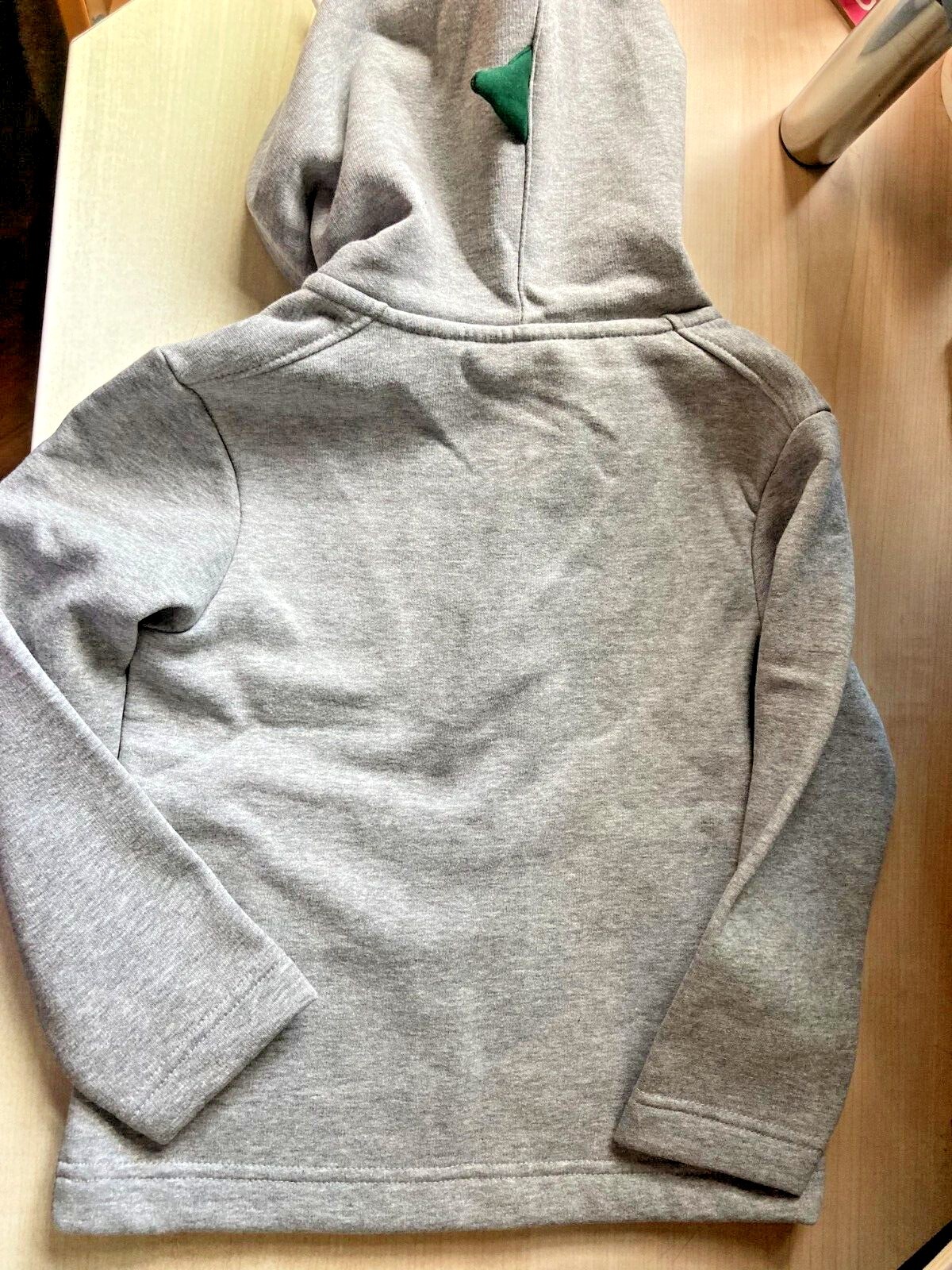 BNWT New Regatta Peppa Pig Full Zip Fleece Hoodie - George Dinosaur Hood - 4-5Y image 2