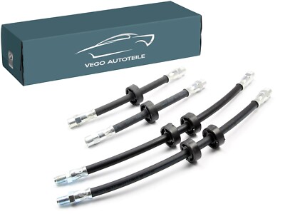 4x ORIGINAL VEGO BREMSSCHLAUCH SET VORNE HINTEN AUDI 80 100 VW GOLF JETTA PASSAT