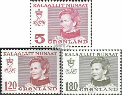 Danemark-Groenland 106-108 (édition complète) neuf 1978 Queen
