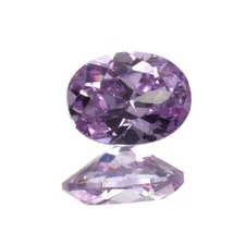 (5x3mm - 20x15mm) Oval AAA Lavender Cubic Zirconia **View Video**