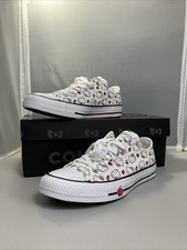 Converse Chuck Taylor All Star Low x Hello Kitty "All Over" Mujer Talla/8 ¡Nuevo!