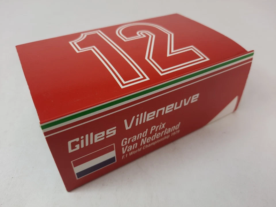 Brumm Ferrari 312 T4 #12 Gilles Villeneuve Dutch GP Zandvoort 1979 1/43 AS59B - Immagine 4 di 4