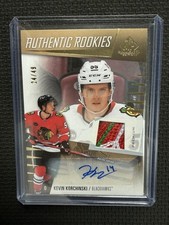 2023-24 SP Game Used Authentic Rookies Premium Patch Kevin Korchinski 24/49 Auto