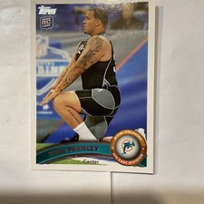 2011 Topps - Mike Pouncey #169 Center Miami Dolphins Rookie Card. rookie card picture