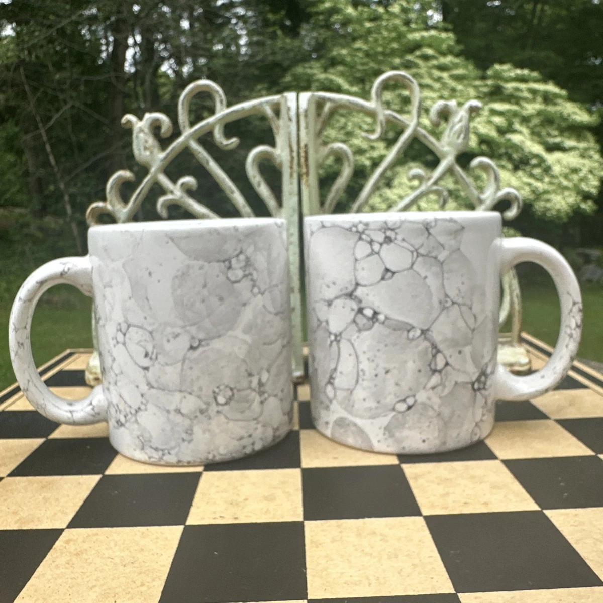 6 oz white coffee cups Warp 6oz Set main image 1