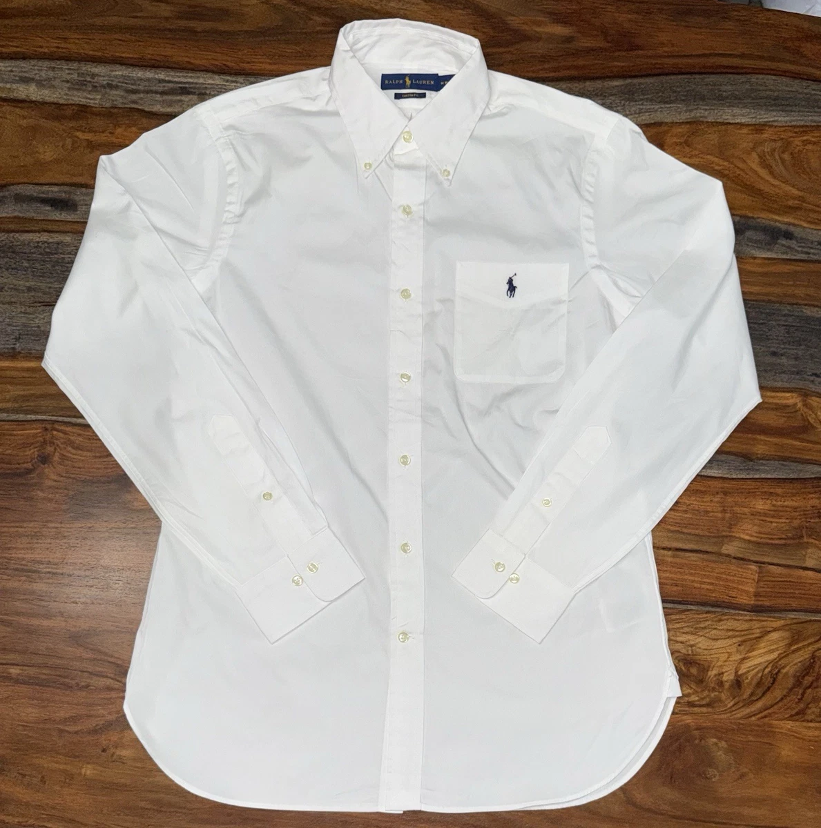ralph lauren dress shirts ebay Ralph Lauren Black Label Shirt Mens 17 Black Long Sleeve Made In Italy Button Up