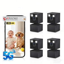 4PCS 2K security camera, 2.4G/5G, pet/baby monitoring, with color night vision