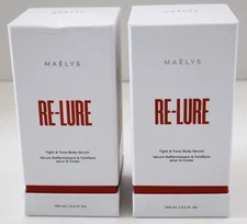 Maelys RE-LURE Tight & Tone Body Serum 3.4 Fl Oz Lot of 2 NEW