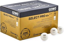 Tischtennisball Wettkampf - GEWO Select Pro Tischtennis Bälle 3 Sterne, ITTF