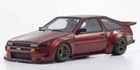 Kyosho 1/18 Samurai Toyota Sprinter Trueno AE86 Khyzyl Saleem Red Model New