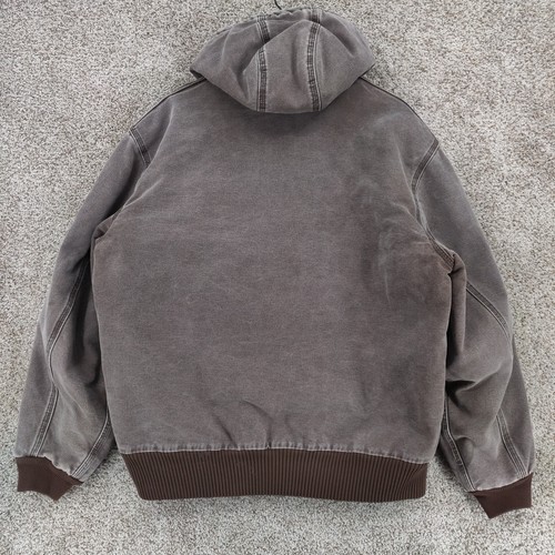 Chaqueta De Colección Carhartt J130 CHT Para Hombres Grande Marrón Castaño Lona Térmica Pato - Imagen 12 de 18