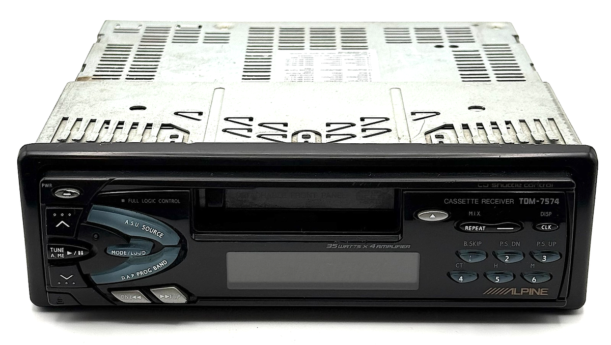 Alpine TDM-7574 Cassette Player In Dash Receiver for sale online