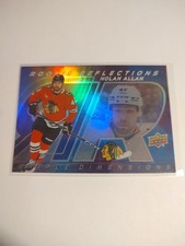 24-25 UD Extended Series Hockey Rookie Reflections RR-12 Nolan Allan