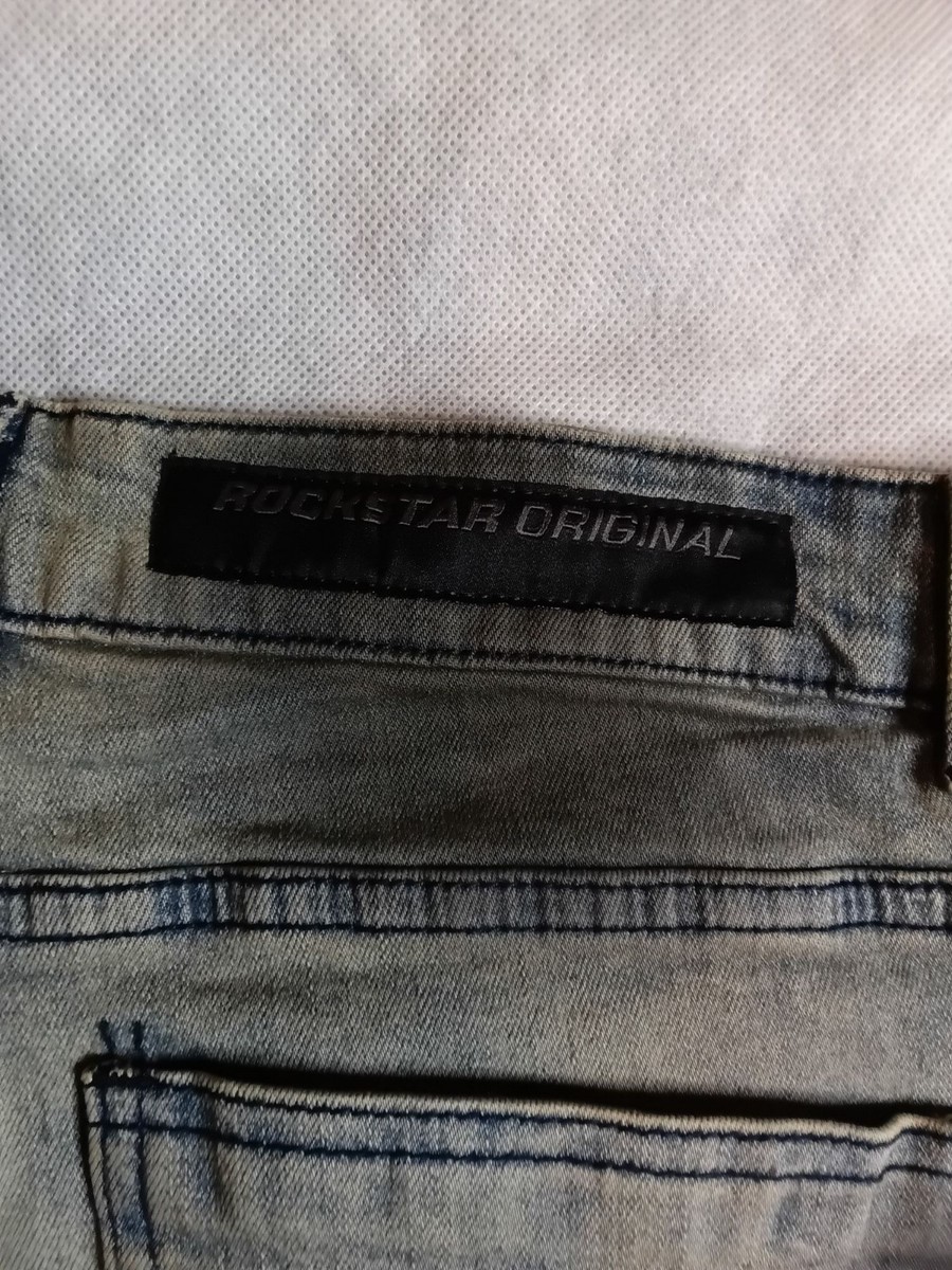 Rockstar Original RSM205 Flare Denim Men's Blue Jeans Size 34 | eBay