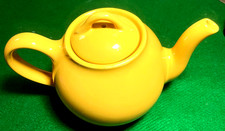 Vintage Lipton Tea Golden Yellow Ceramic Teapot by Hall Excellent Condition