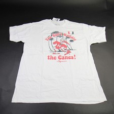 Miami Hurricanes Flo Grown Short Sleeve Shirt Men's White New