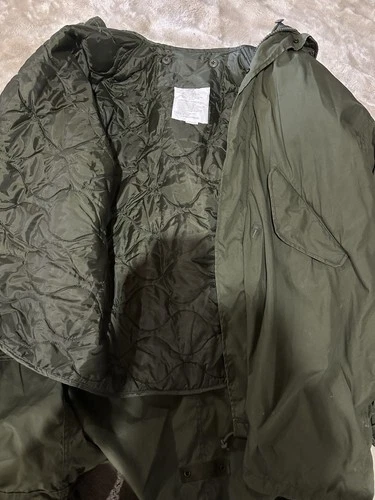 Vintage USGI M-65 Fishtail Parka Shell & Hood w/ Rothco Liner - Size Large image 3