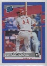 2020 Panini Donruss Rated Rookie Holo Blue Aristides Aquino #39 0rm6