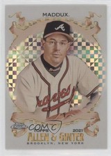 2021 Topps Allen & Ginter Chrome X-Fractor Greg Maddux #7 HOF 0z5z