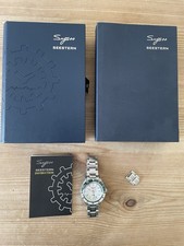 Mens Seestern GMT Watch Mop Dial Green/White 41mm