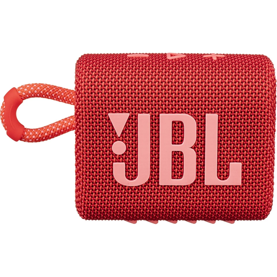 Altavoz portátil Bluetooth JBL JBLGO3REDAM-Z Go 3, rojo - certificado restaurado