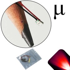 20 X 12v 0805 2012 Red Micro Smd Led Pre-wired Light Soldered Lead 9v 18v 6v 5v