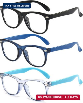 3Pk Kid Blue Light Glasses For Kids Girls Boys Computer Blue Light Kids Glasses
