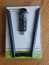 BrosTrend AC1200 High Gain Wireless Dual Band USB Adapter