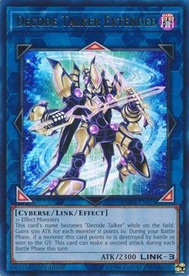 Decode Talker Extended - DUDE-EN024 - Ultra Rare - 1st Edition - Heavily Played