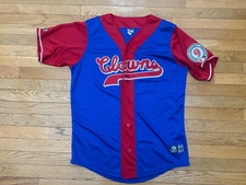 Team Issue Indianapolis Clowns #BB Indians Home Jersey Sz 44 L RARE
