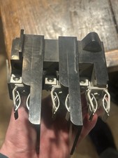 Vintage 3-Pole Cartridge Fuse Block Holder 250/600V – Larger Fuse Size